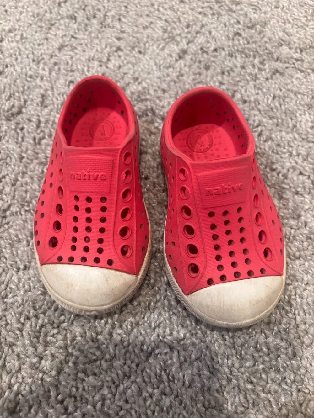 Native Kids Pink Slip-On Water Shoes
